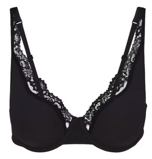 Fits Everybody Lace Unlined Full Coverage Bra (Onyx) Fits Everybody Lace Unlined Full Coverage Bra (Onyx)