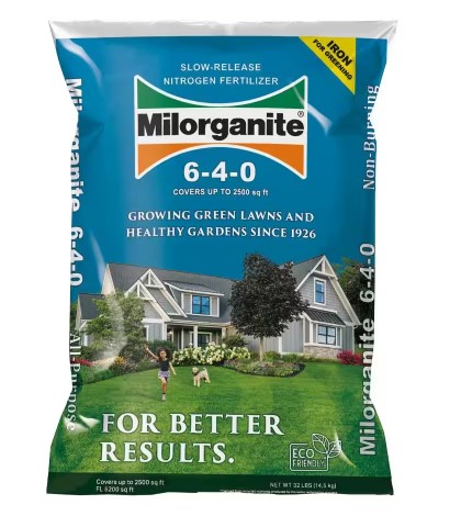 Milorganite 32 lb. Organic Slow-Release Nitrogen Fertilizer Milorganite 32 lb. Organic Slow-Release Nitrogen Fertilizer