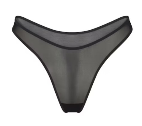 Ultra Fine Mesh Thong – Onyx Ultra Fine Mesh Thong – Onyx