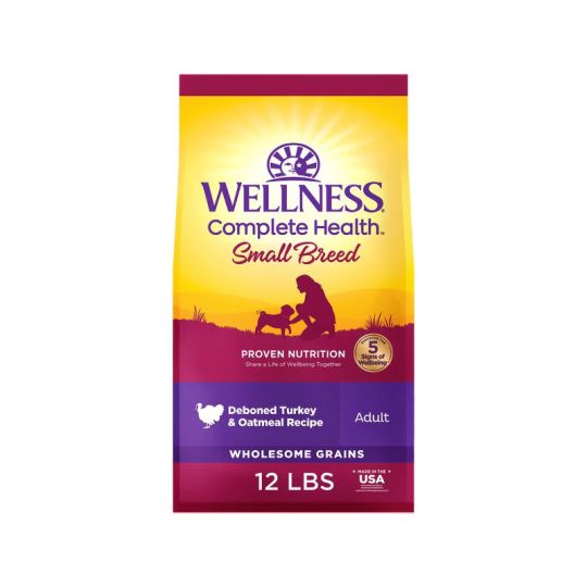 Wellness Small Breed Complete Health Adult Turkey & Oatmeal Recipe Natural Dry Dog Food Wellness Small Breed Complete Health Adult Turkey & Oatmeal Recipe Natural Dry Dog Food