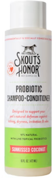 skouts-honor-sunkissed-coconut-probiotic-shampoo Isle of Dogs Silky Coating Shampoo for Dogs