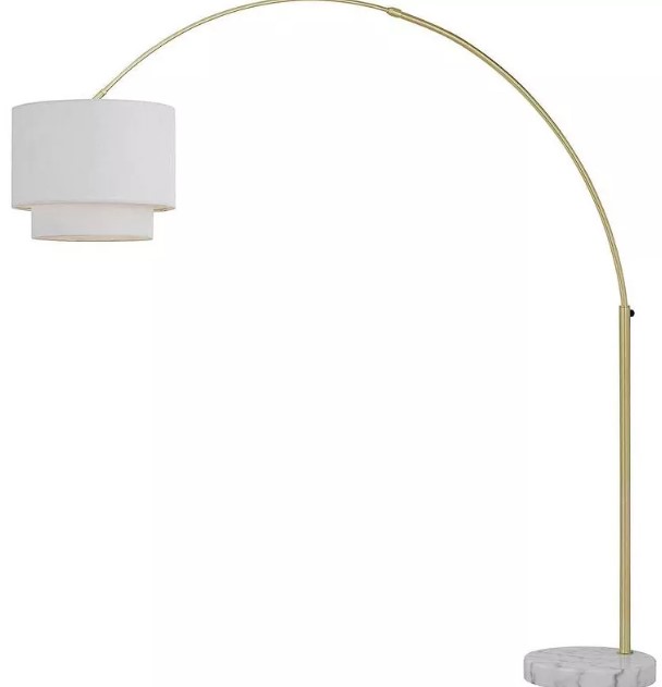 af-lighting-arched-floor-lamp-in-brushed-gold-with-fabric-shade af-lighting-arched-floor-lamp-in-brushed-gold-with-fabric-shade