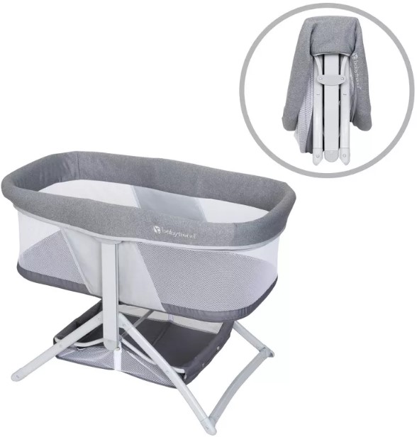 baby-trend-quick-fold-2-in-1-rocking-portable-bassinet-shadow-stone-gray baby-trend-quick-fold-2-in-1-rocking-portable-bassinet-shadow-stone-gray