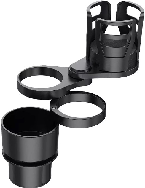 imountek-4-in-1-car-cup-holder-expander-with-360-rotating-drink-bottle-organizer-adjustable-base-black