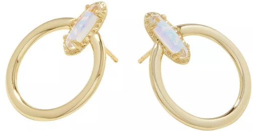 kendra-Scott-earrings statement-vine-tennis-necklace-a-new-day-8482-gold