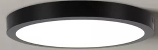 leeki-6-5-inch-12w-led-panel-wall-ceiling-down-light-round-cool-white-5000k-dimmable-black