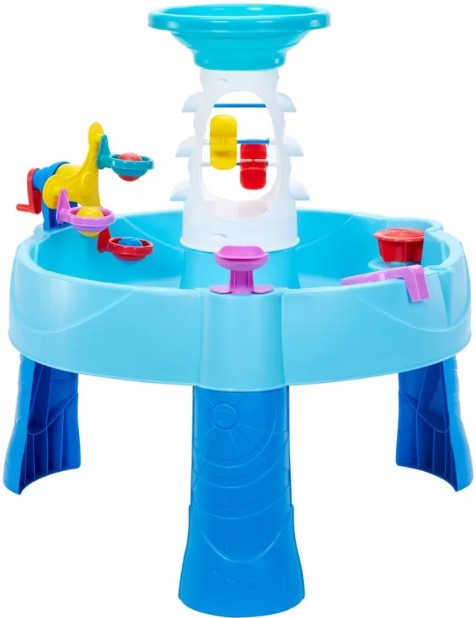 little-tikes-spinning-seas-water-table costway-kids-playhouse-realistic-cottage-playhouse-with-openable-windows-working-door