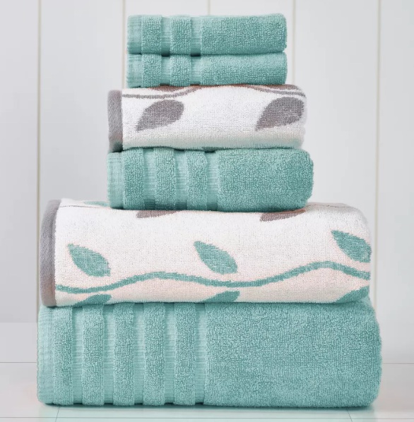 modern-threads-6-piece-yard-dyed-towel-set-organic-vines everyday-bath-towel-room-essentials