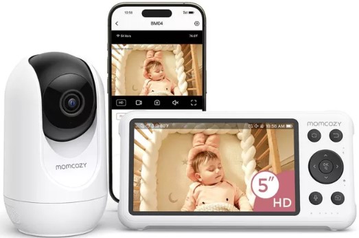 momcozy-5-34-baby-monitor-with-wifi-white momcozy-5-34-baby-monitor-with-wifi-white