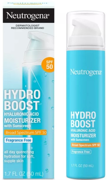 neutrogena-hydro-boost-hyaluronic-acid-facial-moisturizer-to-hydrate-38-soothe-dry-skin-fragrance-free-spf-50-1-7-fl-oz exlura-womens-summer-oversized-t-shirts-casual-short-sleeve-loose-maternity-tops-crewneck-tunic-plus-gym-workout-top