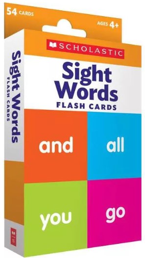 sight-words-flash-cards-by-scholastic sight-words-flash-cards-by-scholastic