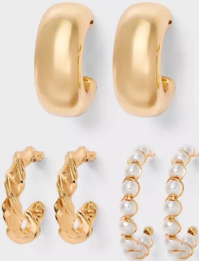 smooth-twist-and-pearl-hoop-earring-set-3pc-wild-fable-8482-gold sporty-19-backpack-all-in-motion
