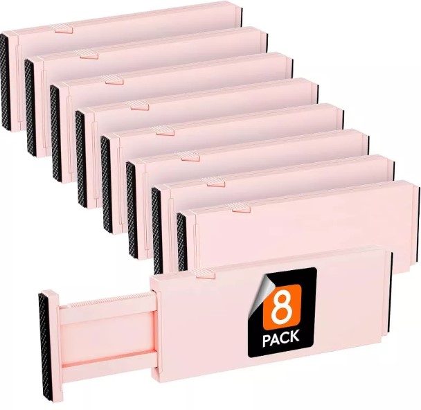 tree-city-adjustable-drawer-dividers-11-17-inch-expandable-abs-organizers-for-baby-clothes-kitchen-bathroom-pink 5pk-wall-shelf-picture-ledge-room-essentials