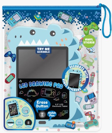 hot-focus-kids-lcd-doodle-board-with-stylus-pen-sticker-set national-geographic-kids-dangerous-dinosaurs-sound-book-by-pi-kids-mixed-media-product