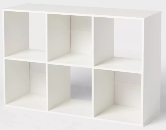 11-cube-book-shelf-white-brightroom graco-benton-nursery-furniture-collection