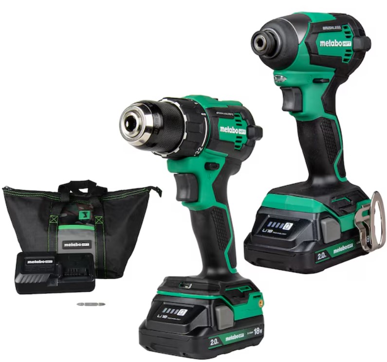 Metabo-HPT-MultiVolt-2-Tool-18-volt-Brushless-Power-Tool-Combo-Kit-with-Soft-Case-2-Li-ion-Batteries-Included-and-Charger-Included crayola-24ct-kids-crayons