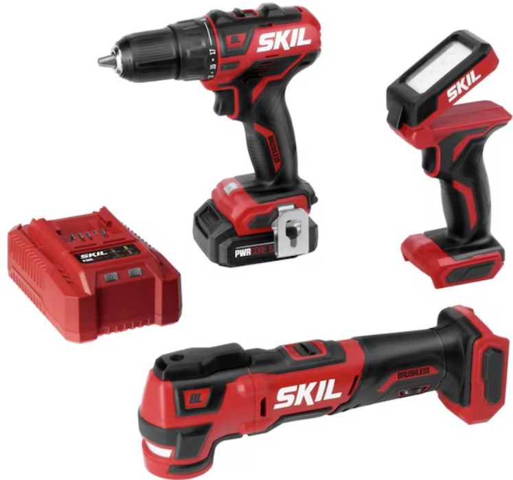 SKIL-12-Volt-3-Tool-Combo-Kit Made-in-USA-Raval-Top-Grain-Leather-Sofa-Bed