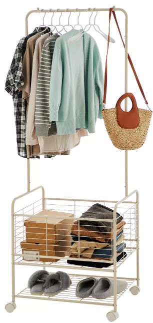 laundry-cart-metal-3-in-1-rolling-hamper-with-hanging-rack-shelves-space-saving-organizer-for-apartment-bathroom fern-nursery-room-cloud-island